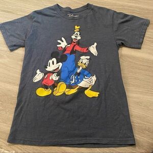 Disney goofy Mickey Donald Duck graphic t shirt